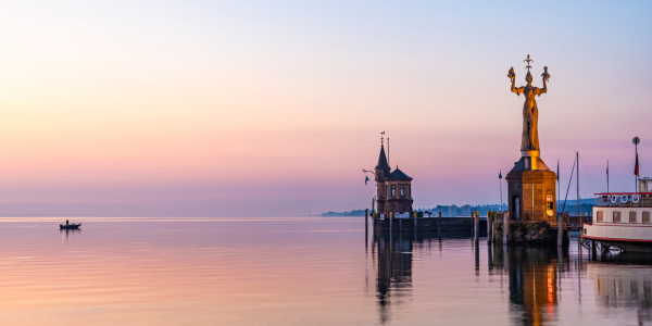 Bild-Nr: 12768142 Fischer und die Imperia in Konstanz am Bodensee Erstellt von: dieterich