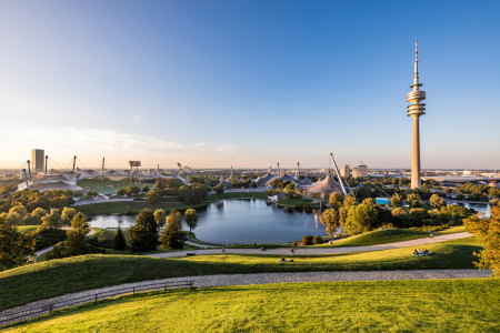Bild-Nr: 12768242 Olympiapark mit dem Olympiaturm in München Erstellt von: dieterich