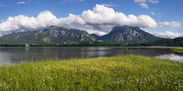 Bild-Nr: 12768630 Panorama über den Forggensee Erstellt von: Walter G. Allgöwer