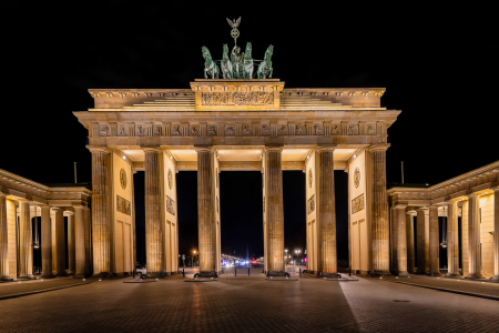 Bild-Nr: 12769736 Brandenburger Tor Berlin - Nachtfoto Erstellt von: uh-Photography