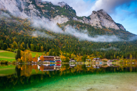 Bild-Nr: 12770543 Hintersee in Ramsau an einem Herbstabend Erstellt von: Martin Wasilewski