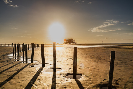 Bild-Nr: 12793555 Wattleuchten in der Nordsee Erstellt von: Ursula Reins