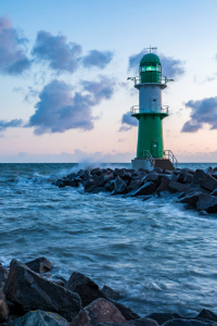 Bild-Nr: 12795611 Leuchtturm in Warnemünde an der Ostsee Erstellt von: dieterich