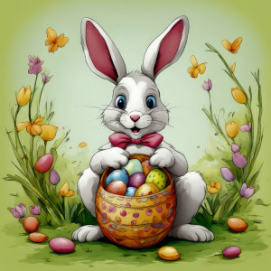 Bild-Nr: 12797371 Osterhase KI Erstellt von: XYRIUS