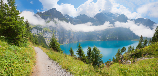 Bild-Nr: 12799822 Wanderweg am Oeschinensee Erstellt von: SusaZoom