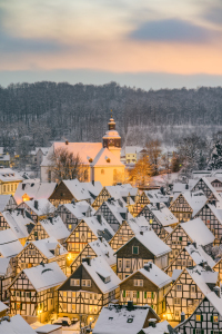 Bild-Nr: 12800858 Freudenberg im Siegerland an einem Winterabend Erstellt von: Michael Valjak