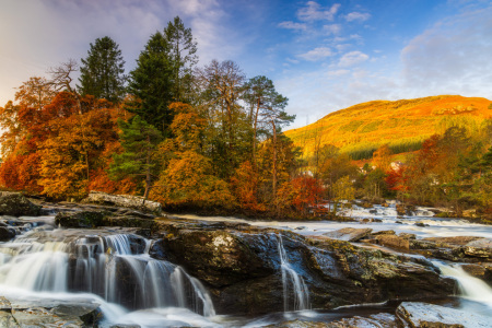 Bild-Nr: 12803213 Falls of Dochart im Herbst Erstellt von: Daniela Beyer