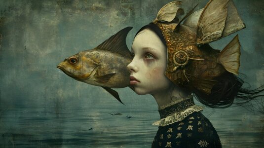 Bild-Nr: 12803915 Fischkopf Erstellt von: Heike  Hultsch