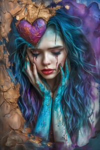 Bild-Nr: 12804071 Herzschmerz und Liebesleid KI Erstellt von: Steffen Gierok