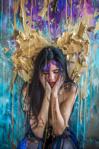 Bild-Nr: 12804073 Herzschmerz und Hoffnungslosigkeit ki Erstellt von: Steffen Gierok