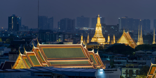 Bild-Nr: 12804221 Wat Arun und Wat Pho Erstellt von: Walter G. Allgöwer