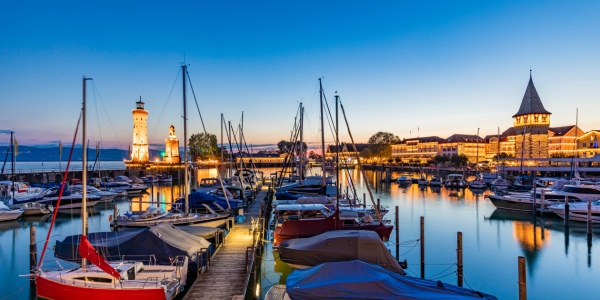 Bild-Nr: 12805190 Lindau am Bodensee in der Abenddämmerung Erstellt von: dieterich