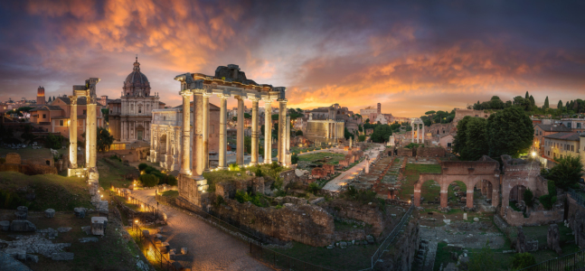 Bild-Nr: 12805219 Das Forum Romanum in der Abenddämmerung Erstellt von: Smileus