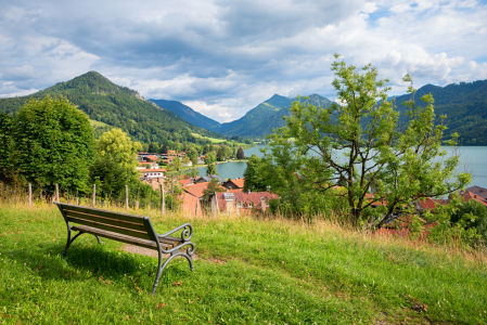 Bild-Nr: 12806863 Aussichtsbank Weinberg Schliersee Erstellt von: SusaZoom