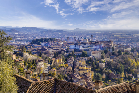 Bild-Nr: 12806891 Blick über Bergamo von San Vigilio Erstellt von: Melanie Viola
