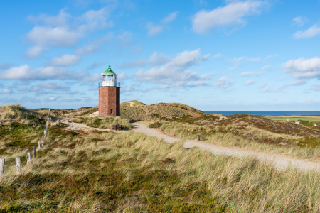 Bild-Nr: 12808836 Leuchtturm Quermarkenfeuer Rotes Kliff auf Sylt Erstellt von: eyetronic