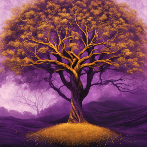 Bild-Nr: 12808891 Baum Fantasie in Purple Erstellt von: XYRIUS