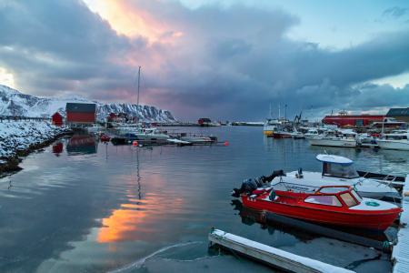 Bild-Nr: 12809825 Hafen auf den Lofoten Erstellt von: Vossiem