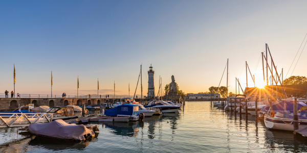 Bild-Nr: 12809842 Lindau am Bodensee bei Sonnenuntergang Erstellt von: dieterich