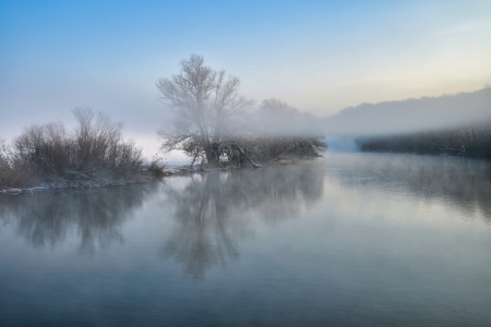 Bild-Nr: 12810929 Winter am Fluss  Erstellt von: falconer59