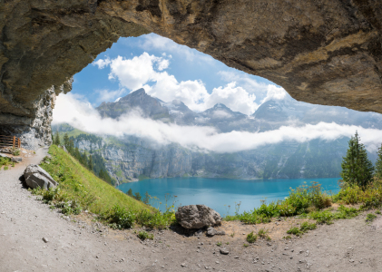 Bild-Nr: 12811415 Felsenpfad am Oeschinensee Schweizer Alpen II Erstellt von: SusaZoom