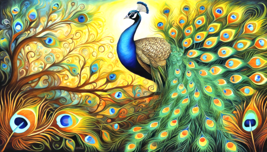 Bild-Nr: 12812617 Pfau Surreal Erstellt von: XYRIUS