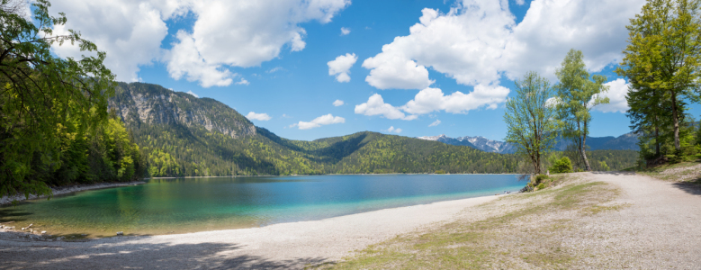Bild-Nr: 12814317 Badestrand am Eibsee Erstellt von: SusaZoom