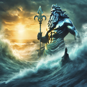 Bild-Nr: 12818505 Poseidon Gott der Meere KI Erstellt von: XYRIUS
