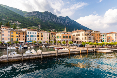 Bild-Nr: 12821383 Hafen von Gargnano am Gardasee in Italien Erstellt von: dieterich
