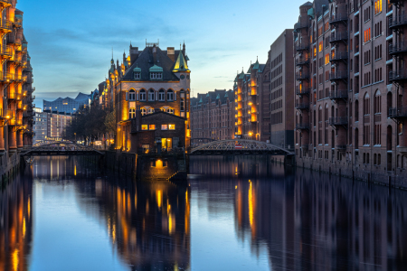 Bild-Nr: 12822475 Hamburg Speicherstadt am Abend Erstellt von: janschuler
