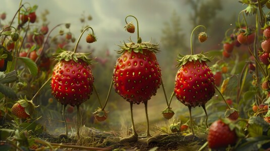 Bild-Nr: 12824811 Erdbeeren Küchenbild Erstellt von: Heike  Hultsch