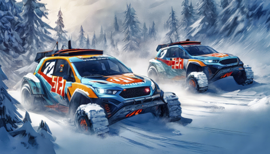 Bild-Nr: 12825986 Motorsport im Winter KI Erstellt von: XYRIUS