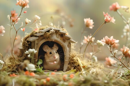 Bild-Nr: 12827945 Familie Maus ki Erstellt von: Heike  Hultsch