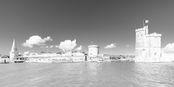 Bild-Nr: 12829309 Alter Hafen La Rochelle in Frankreich - monochrom Erstellt von: dieterich