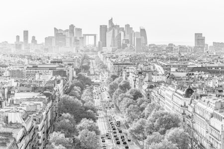Bild-Nr: 12829757 Av de la Grande Armee und La Defense in Paris Erstellt von: dieterich