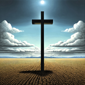 Bild-Nr: 12831440 Kreuz am Strand KI Erstellt von: XYRIUS