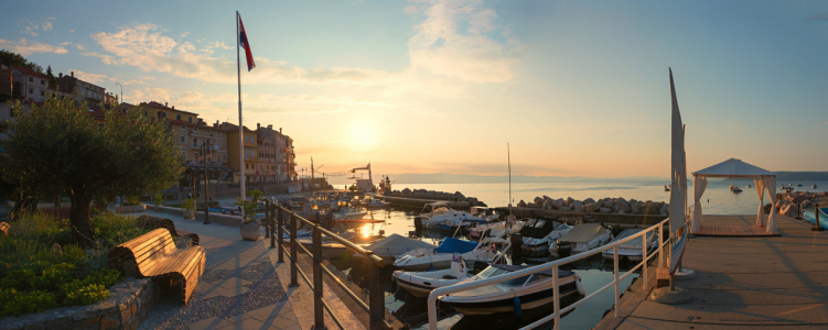 Bild-Nr: 12833282 Morgenstimmung Hafen Moscenicka Draga Erstellt von: SusaZoom