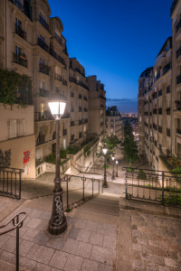 Bild-Nr: 12833889 Straße in Montmartre bei Nacht Erstellt von: eyetronic