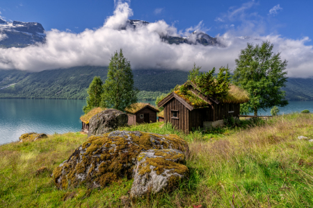 Bild-Nr: 12833940 Sommer am Lovatnet See Norwegen Erstellt von: Achim Thomae