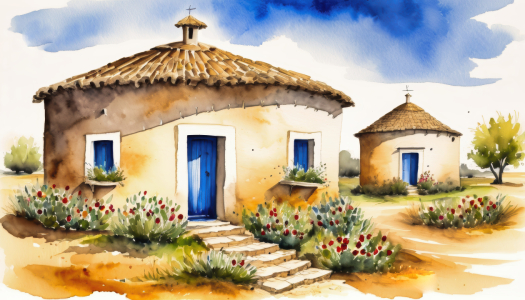 Bild-Nr: 12834191 Trulli in Apulien KI Erstellt von: XYRIUS