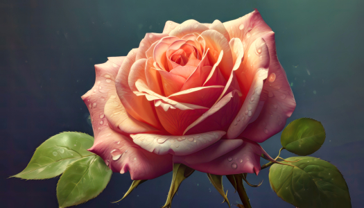 Bild-Nr: 12834219 Rosa Rose KI Erstellt von: XYRIUS