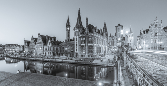 Bild-Nr: 12834846 Altstadt von Gent in Belgien am Abend Erstellt von: dieterich