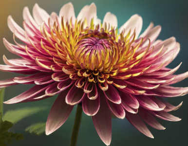 Bild-Nr: 12835402 Dahliablüten Makro KI Erstellt von: XYRIUS