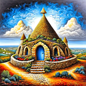 Bild-Nr: 12836782 Apulien Trulli KI Erstellt von: XYRIUS
