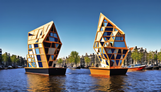 Bild-Nr: 12839259 Auf dem Hausboot Wohnen KI Erstellt von: XYRIUS