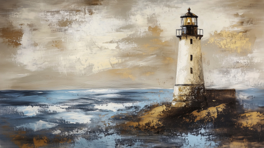 Bild-Nr: 12848492 Leuchtturm KI Erstellt von: Steffen Gierok