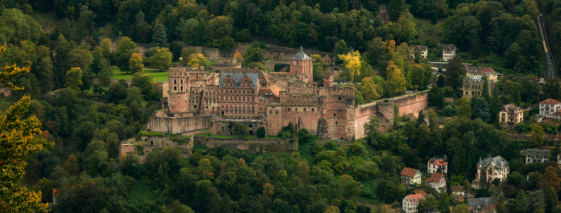 Bild-Nr: 12849814 Luftaufnahme des Schlosses in Heidelberg Erstellt von: Smileus