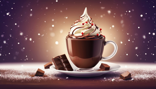 Bild-Nr: 12850305 Heiße Schokolade mit Sahne KI Erstellt von: XYRIUS