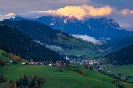 Bild-Nr: 12850819 Kaisergebirge im Sonnenuntergang Erstellt von: Martin Martin Wasilewski