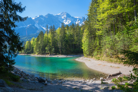 Bild-Nr: 12852131 Eibseebucht mit Zugspitzblick Erstellt von: SusaZoom